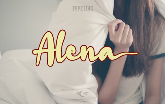 Alena: A Handwritten Font for Web Design