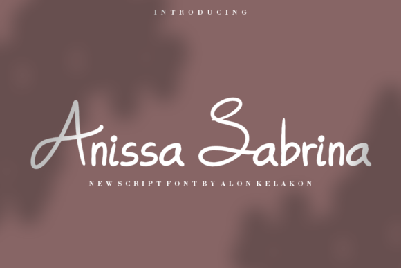 Anissa Sabrina Font: Elegant Script for Business