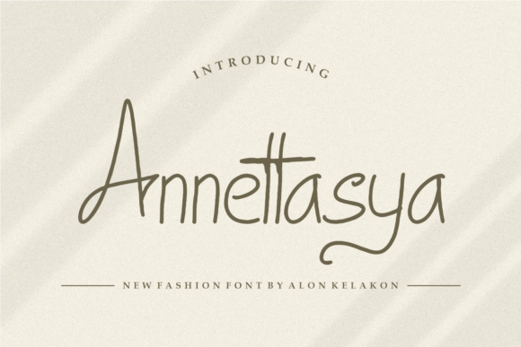 Annettasya: Playful Handwritten Font