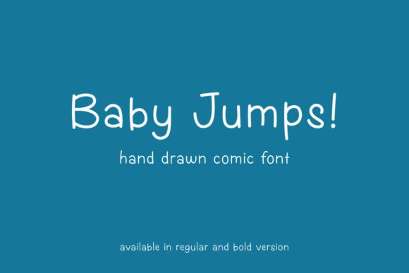 Baby Jumps Font for Web Design