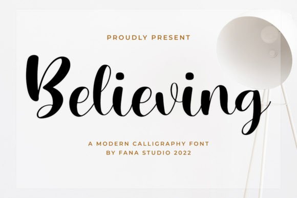 Believing: A Modern Calligraphy Font