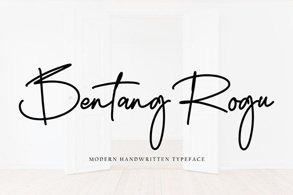 Bentang Rogu: A Modern Handwritten Font