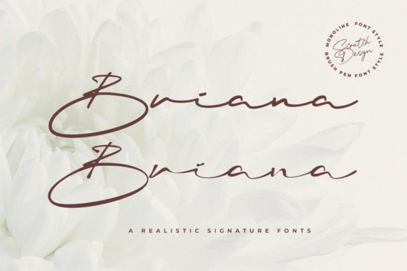 Briana: A Realistic Script Font That Makes Your Campaign Stand Out