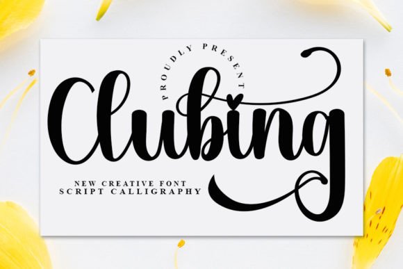 Clubing: A Stylish Font for Business Branding