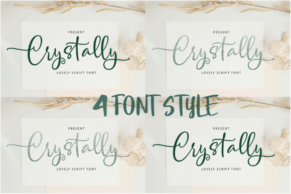 Crystally: A Dazzling Script Font