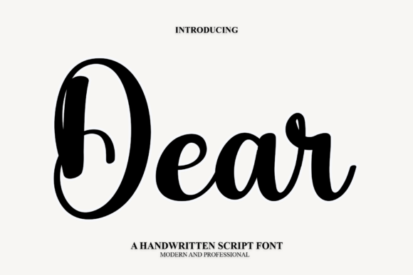 Dear Font: A Sweet Script for Crafters