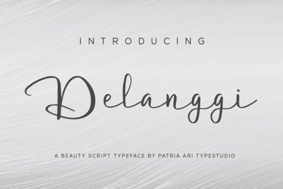 Delanggi: A Handwritten Font for Digital Marketing