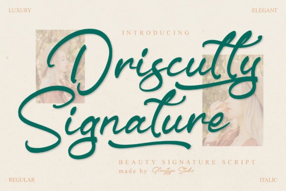 Driscutty: A Stylish Handwritten Font