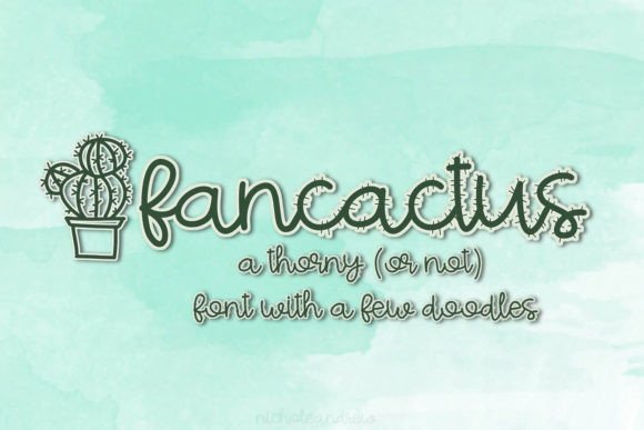 Fancactus: A Handwritten Script Font That Adds Personality to Your Brand