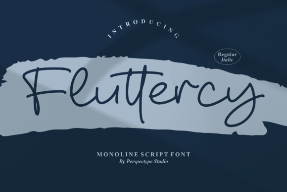 Fluttercy: A Sweet Handwritten Font for Makers