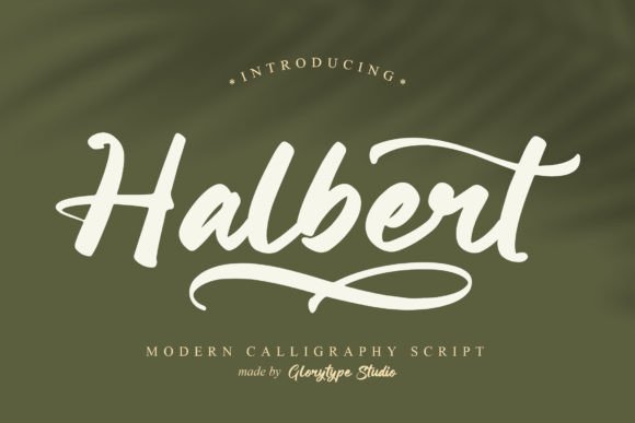 Halbert Font: Modern Script for Web Design