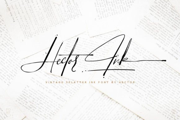 Hector Ink: A Feminine Script Font for Creative Projects
