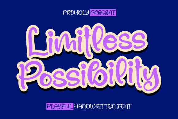 Limitless Possibility: A Handwritten Font That Elevates Real Small Business Branding