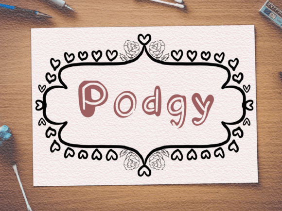 Podgy: A Fun Font for Business Branding