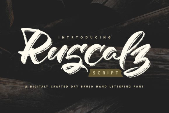 Ruscalz: A Creative Font for Campaigns