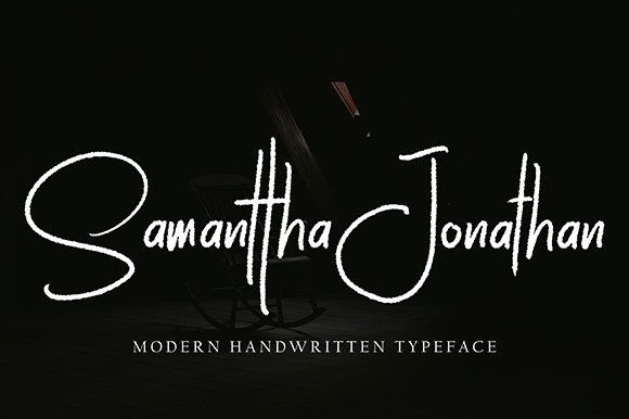 Samanttha Jonathan Font for Editorial Design