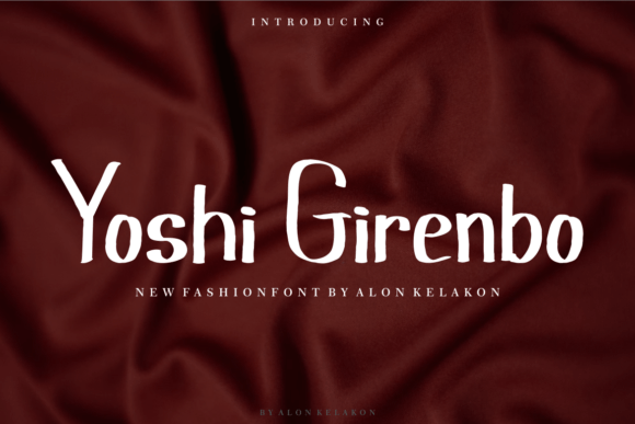 Yoshi Girenbo: A Handwritten Font for Creative Projects